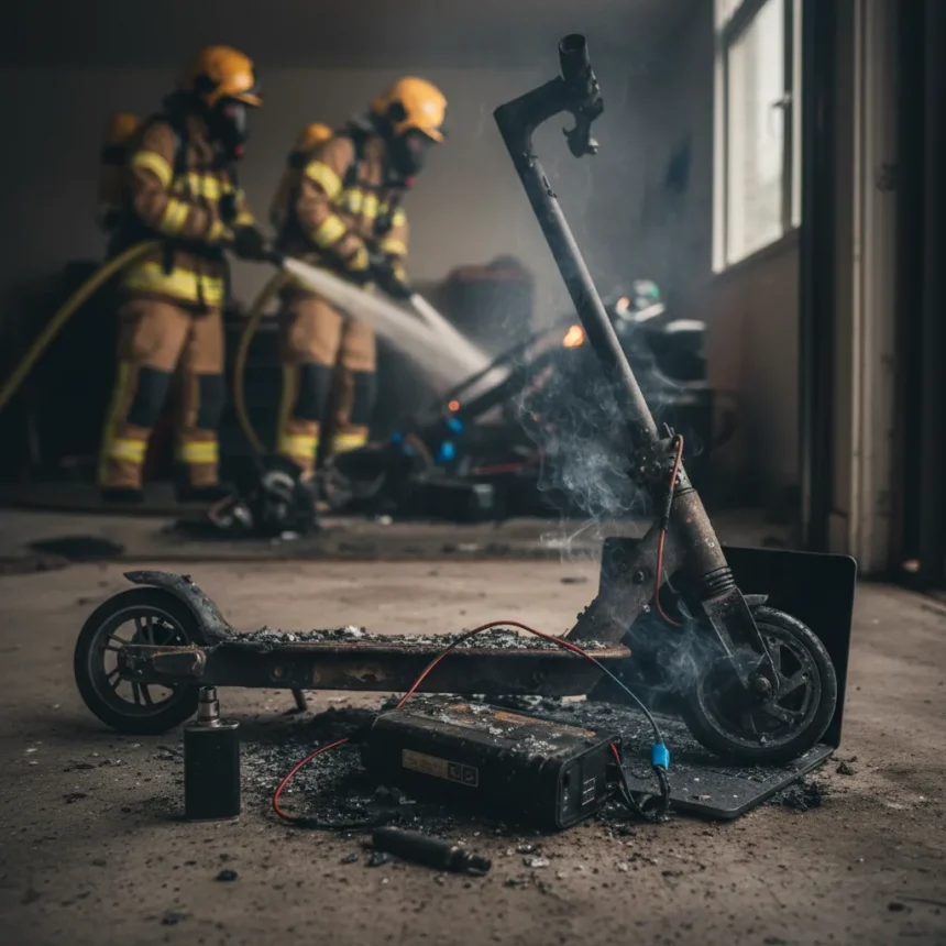 Lithium-ion battery fires surge: UK firefighters tackle one every five hours