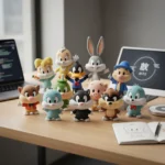 Looney Tunes characters get chibi makeover in viral fan art — AI-generated illustration