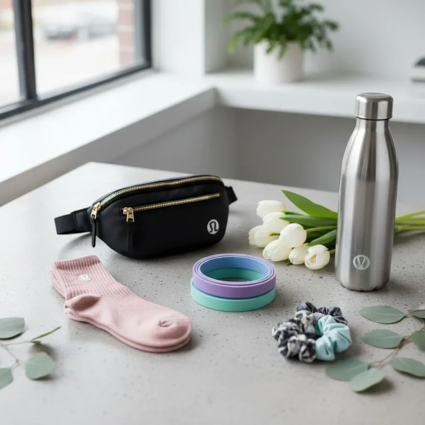 Lululemon Mother's Day gifts under $50 that look expensive — AI-generated illustration