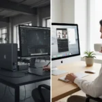 Mac Studio M2 vs iMac M4: Performance or All-in-One? — AI-generated illustration