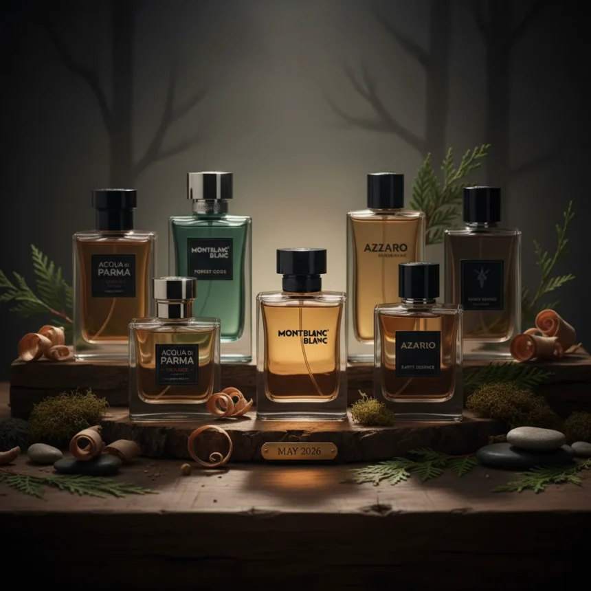 May 2026 men's fragrance launches shift toward woody scents