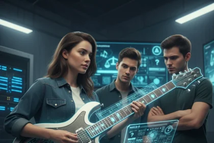 Melo-D AI Guitar Offers Smart Learning, But Ethics Remain Unresolved