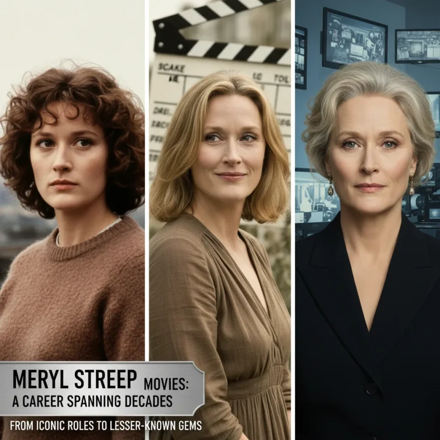Meryl Streep movies ranked: A career spanning decades — AI-generated illustration