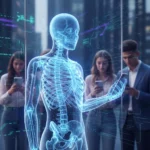 Meta's age verification AI scans bone structure, not faces — AI-generated illustration