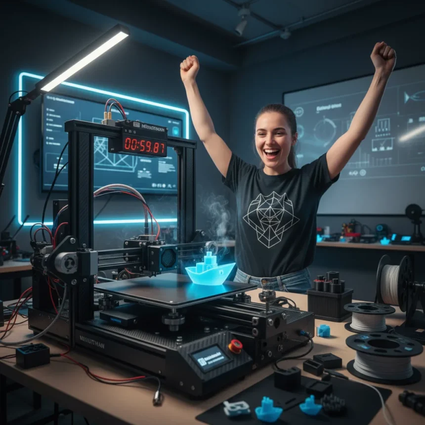 3D printing enthusiast smashes 59-second 3DBenchy speed record