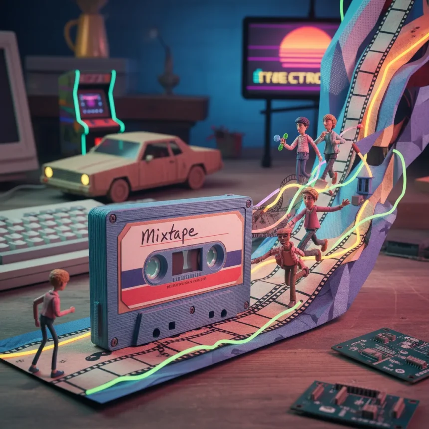 Mixtape transforms 80s nostalgia into playable stop-motion art
