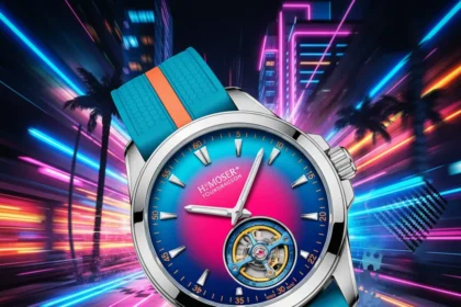 Moser's Miami tourbillon watch brings F1 flair to luxury timekeeping — AI-generated illustration