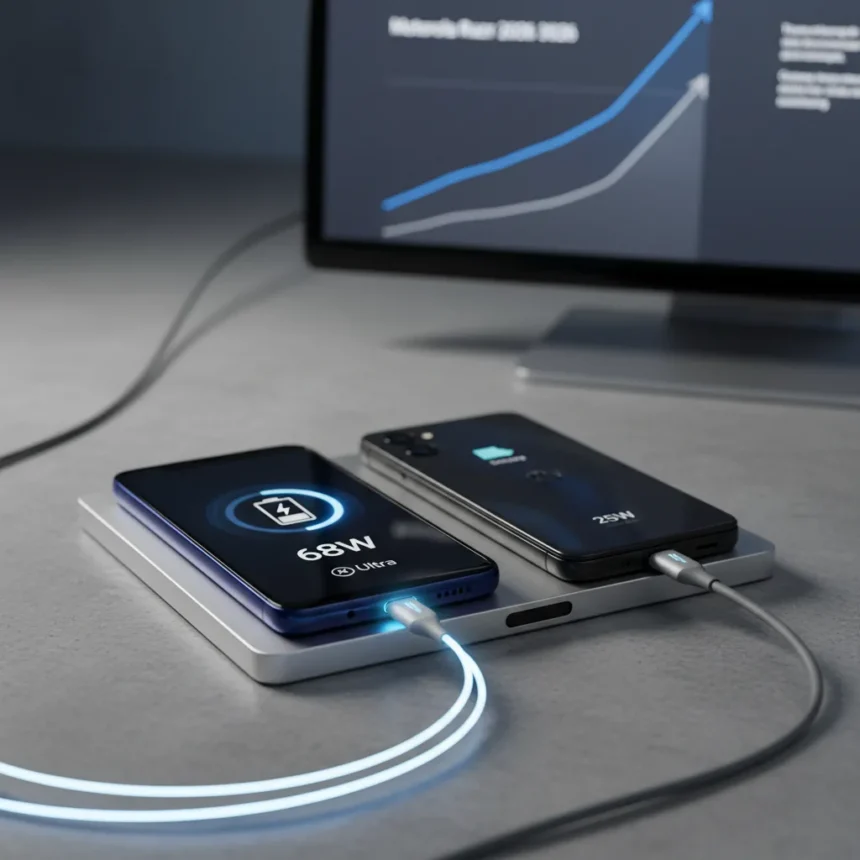 Motorola Razr 2026 charging speed crushes Galaxy Z Flip 8
