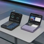 Motorola Razr Ultra 2026 vs Samsung Galaxy Z Flip 7 — AI-generated illustration