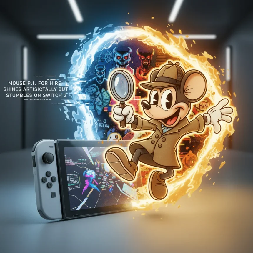 Mouse P.I — AI-generated illustration