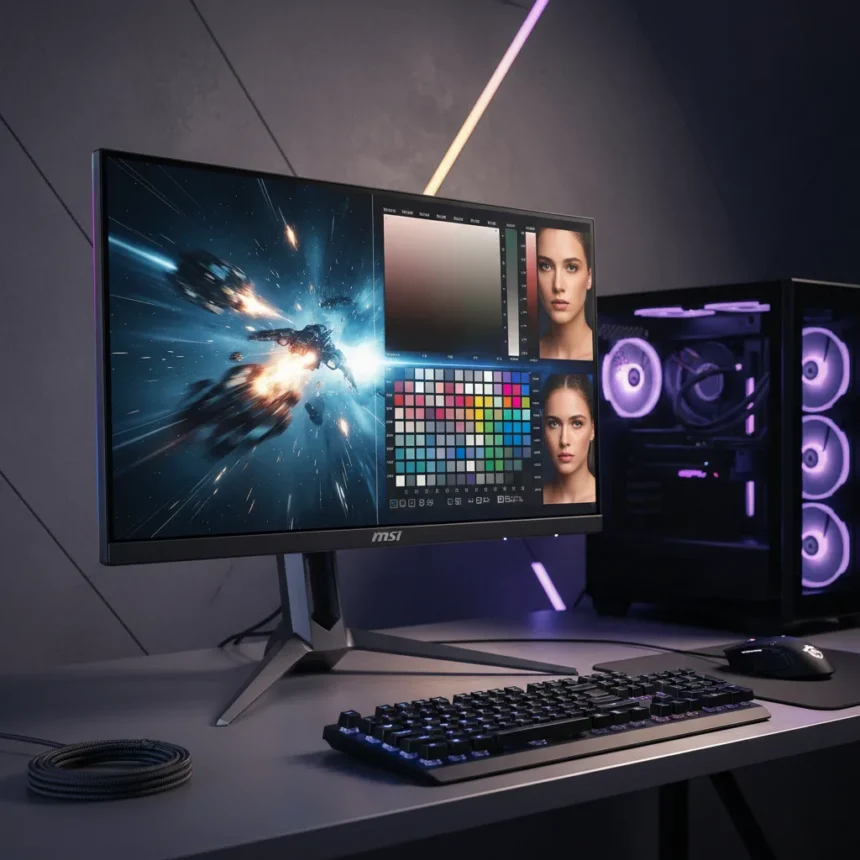 MSI MPG 322UR QD-OLED X24 Combines Gaming Speed With Pro Color