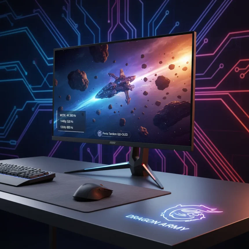 MSI's triple-mode OLED monitor redefines gaming flexibility