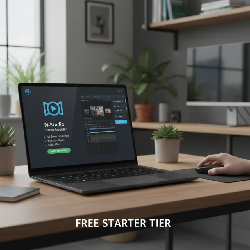 N-Studio screen recorder and editor arrives with a generous free tier