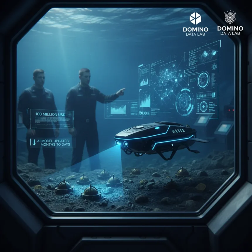US Navy AI mine detection accelerates underwater warfare — AI-generated illustration