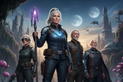 Netflix's The Boroughs flips sci-fi casting with elderly stars — AI-generated illustration