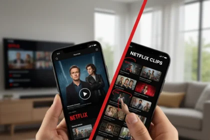 Netflix Clips: Mobile Feature That Divides Long-Time Subscribers — AI-generated illustration