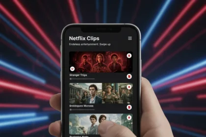 Netflix Clips redesign: TikTok scrolling finally comes to streaming — AI-generated illustration