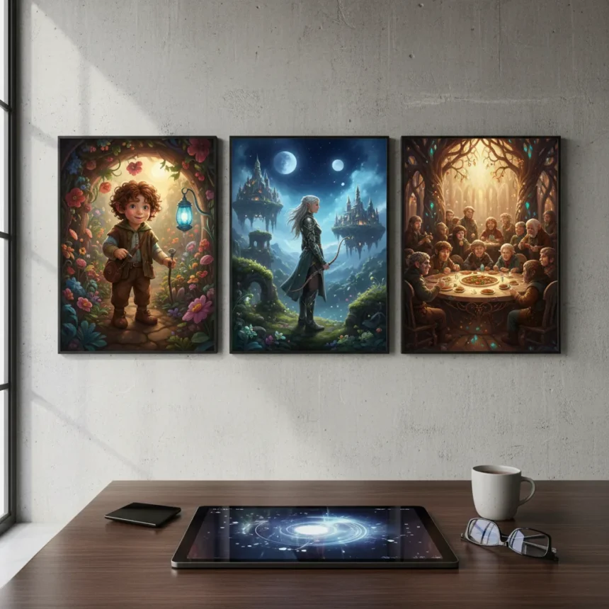 Nia Kovalevski Reimagines Tolkien's Fantasy in Imaginative Realism
