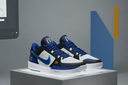 Nike Book 2 x McDonald's: Why the logo turned blue