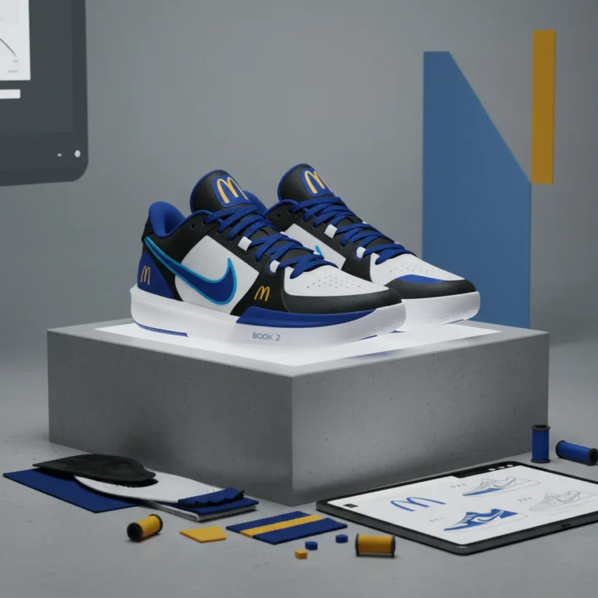 Nike Book 2 x McDonald's: Why the logo turned blue