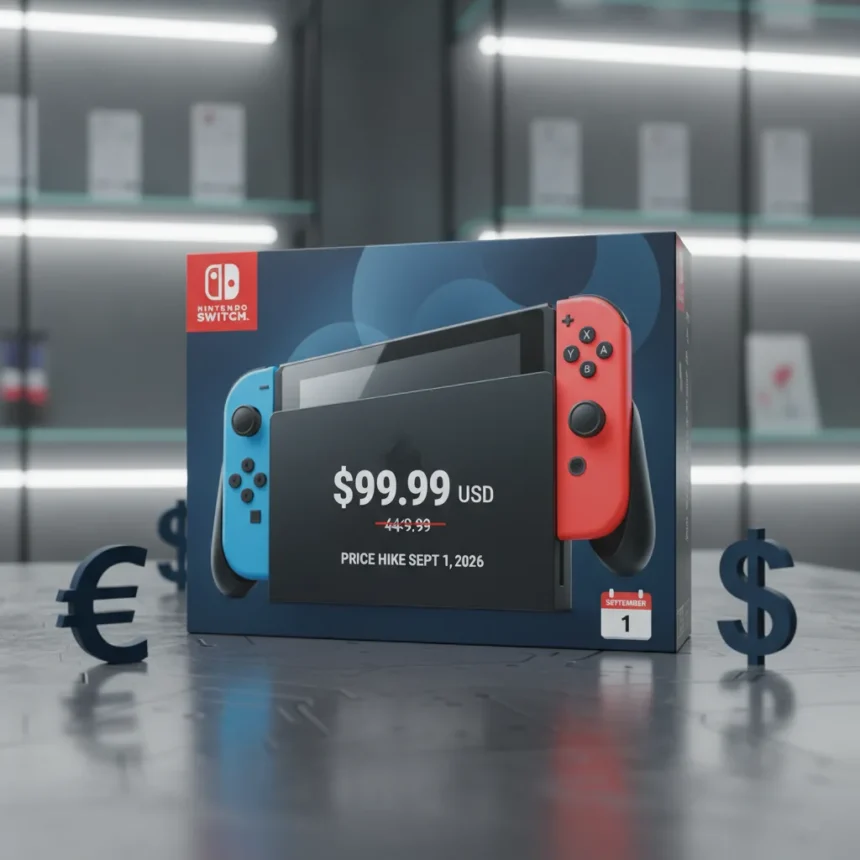 Nintendo Switch 2 price hike hits $499 in September — AI-generated illustration