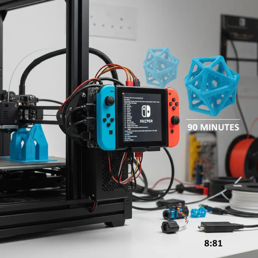 Nintendo Switch transforms aging 3D printer speed by 90 percent