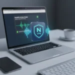 NordVPN's AI voice checker fights deepfakes on Chrome — AI-generated illustration