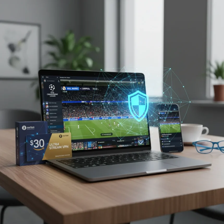 Norton VPN's Champions League streaming deal: $30 gift card explained