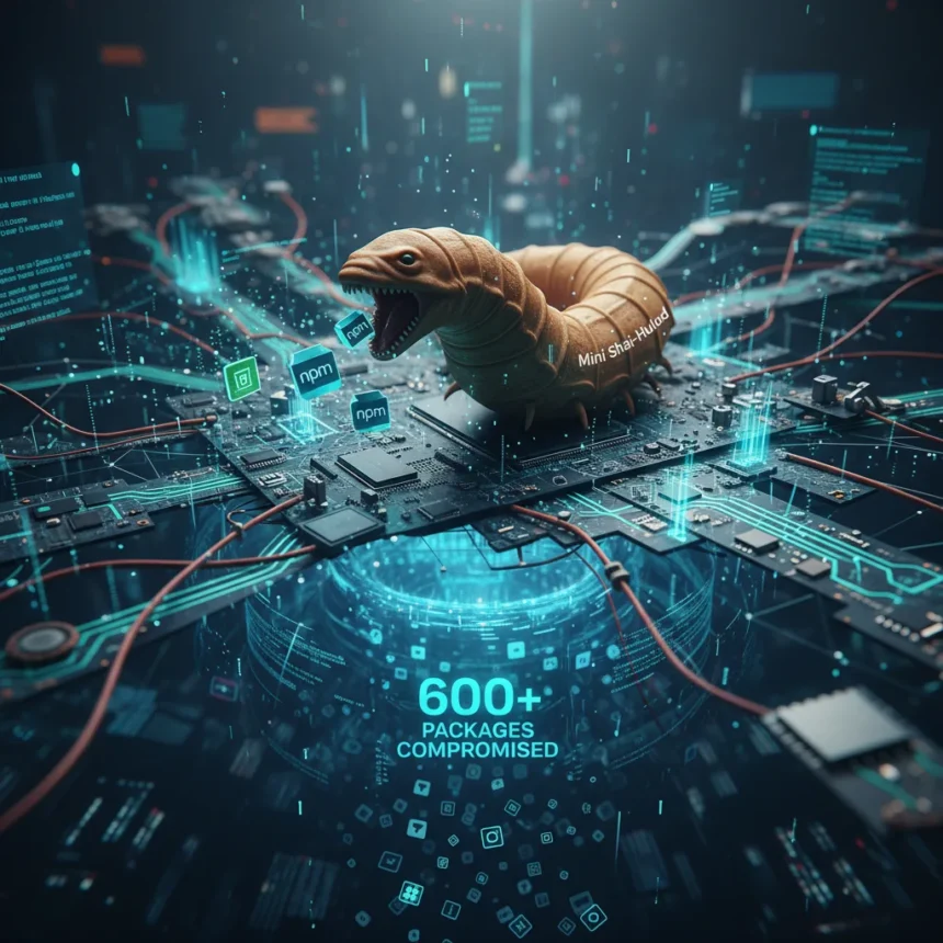 npm supply-chain attack spreads to 600+ packages