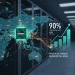 Nvidia's Asian supply chain exposure hits 90% of costs — AI-generated illustration