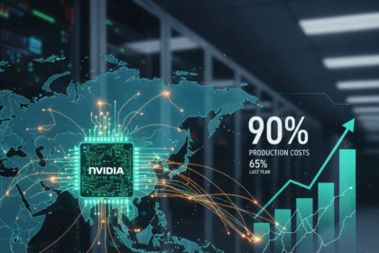 Nvidia's Asian supply chain exposure hits 90% of costs — AI-generated illustration