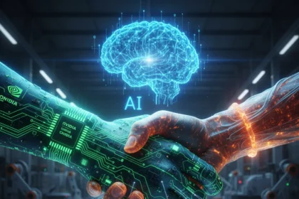 Nvidia and Corning partnership revitalizes American AI manufacturing — AI-generated illustration