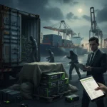 Nvidia GPU smuggling ring exposes massive AI export control failures — AI-generated illustration