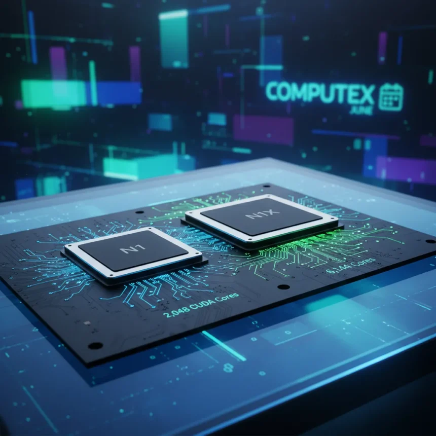 Nvidia N1/N1X SoC specs leak before Computex reveal