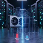 RTX Mega Geometry slashes path-traced rendering VRAM by 30% — AI-generated illustration