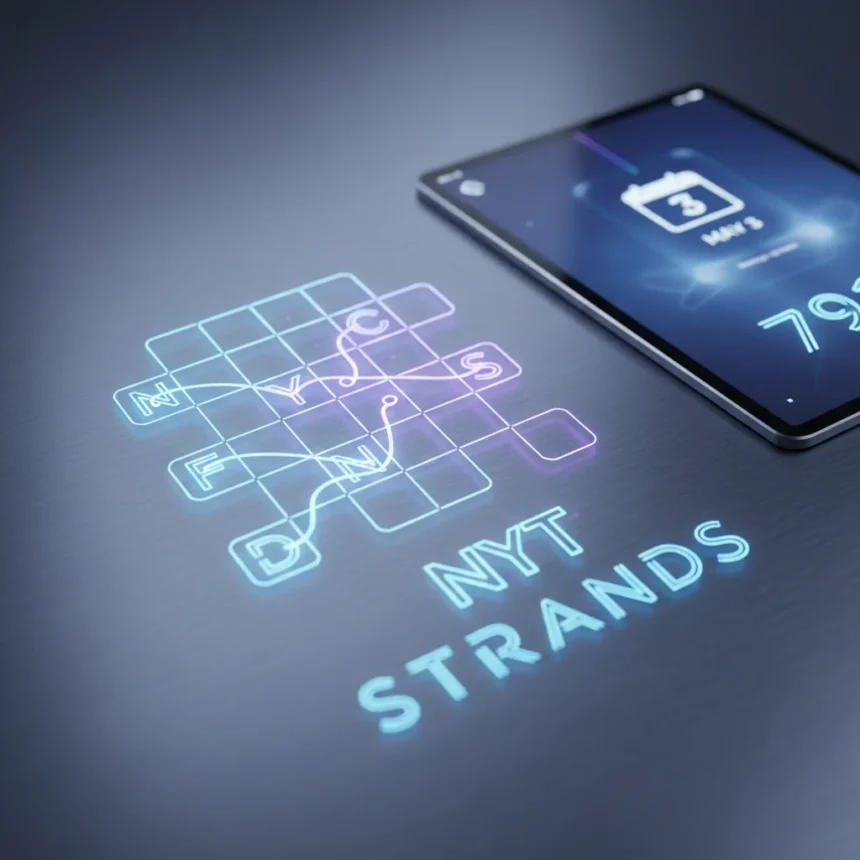 NYT Strands Game 791 Hints and Answers for May 3 — AI-generated illustration