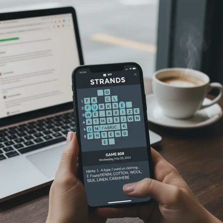 NYT Strands Game 808 Hints and Answers for May 20