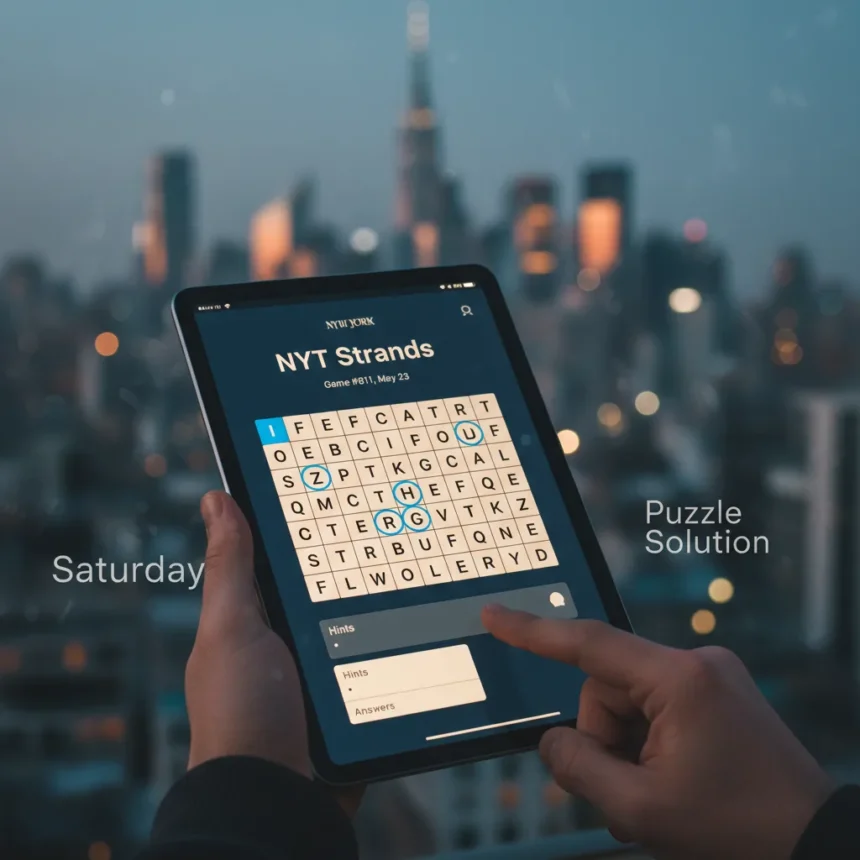NYT Strands Game #811 Hints and Answers for May 23