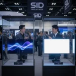 Next-gen OLED display technology rivals intensify at SID Display Week — AI-generated illustration