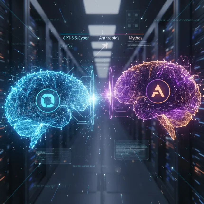 OpenAI's GPT-5.5-Cyber escalates AI security arms race — AI-generated illustration