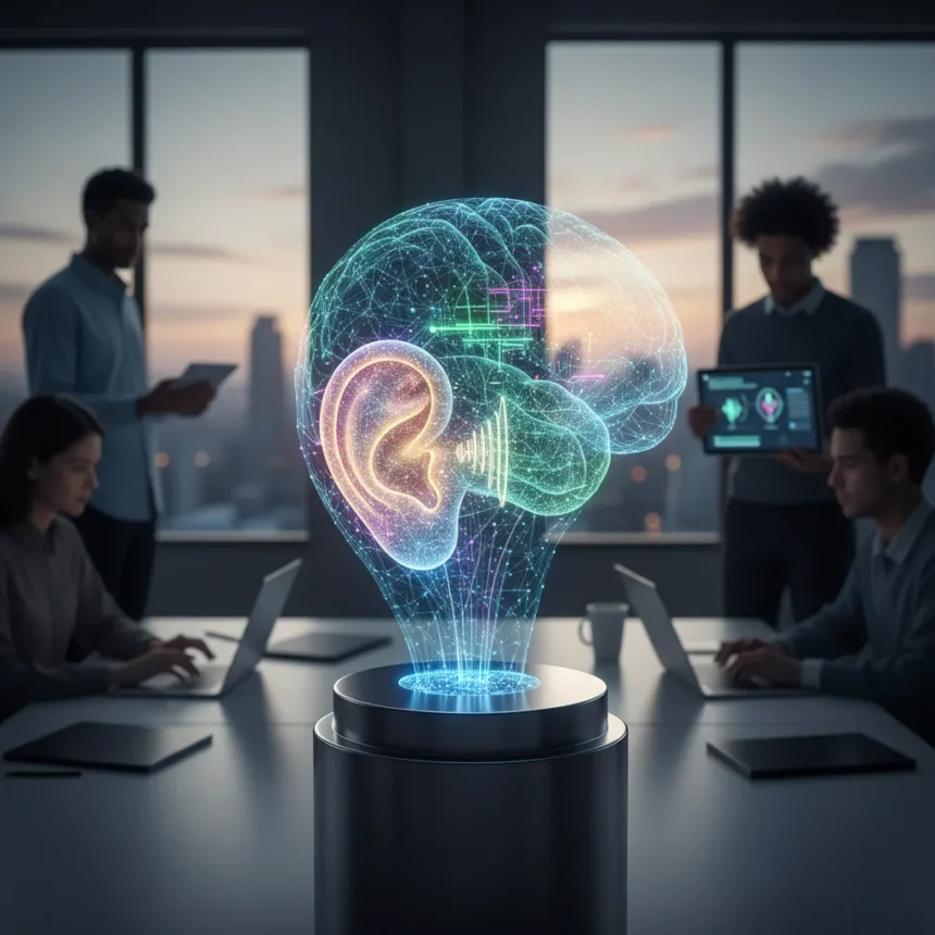 OpenAI's 3 new voice models aim to reshape developer apps — AI-generated illustration