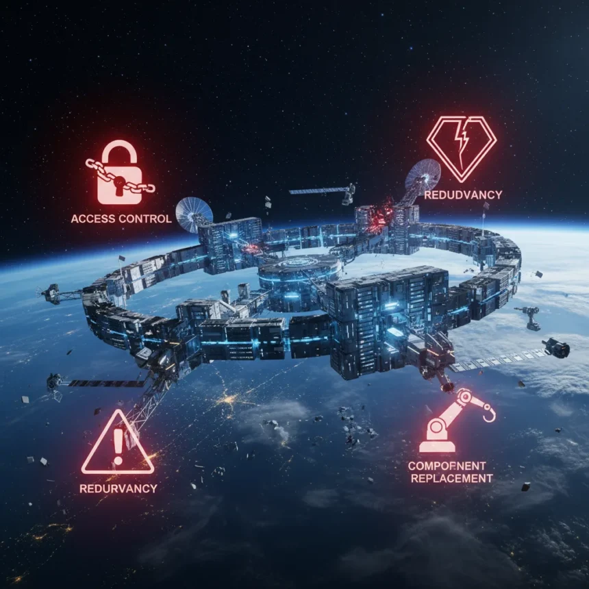 Orbital AI infrastructure faces three critical operational risks