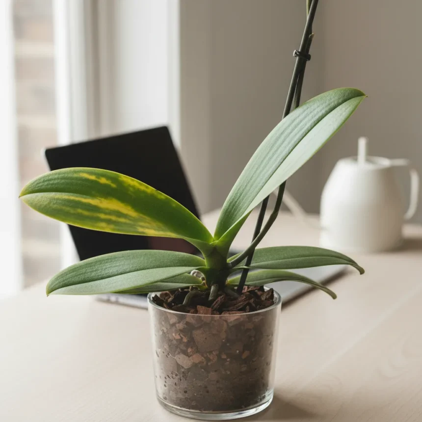 Why orchid leaves turn yellow and how to fix it