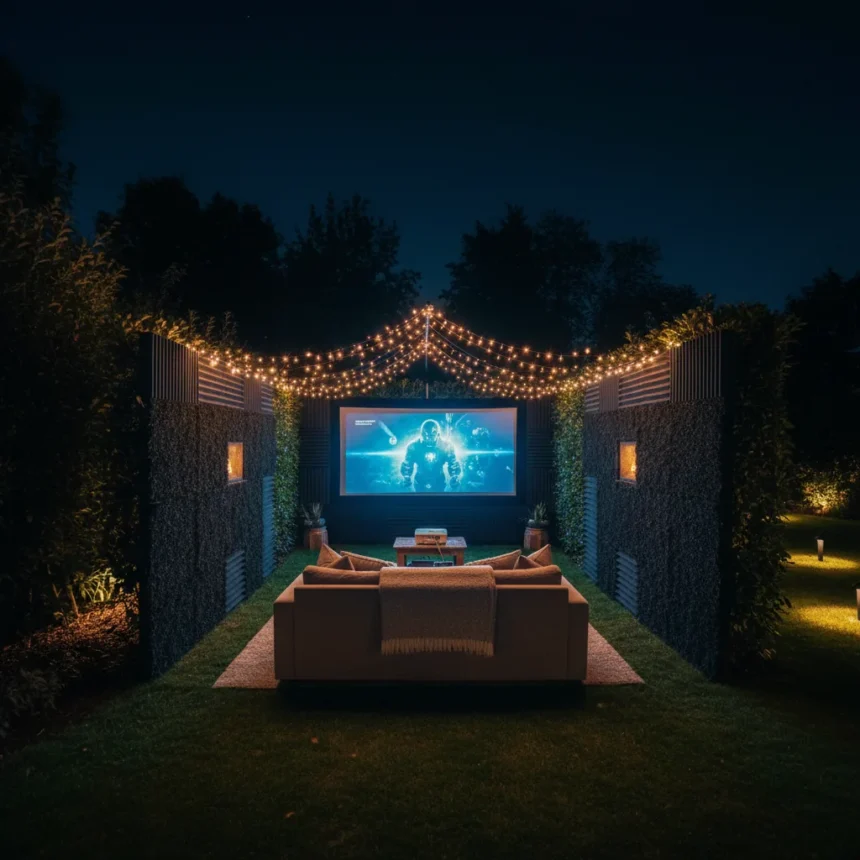 Outdoor home cinema isolation is key to better movie nights