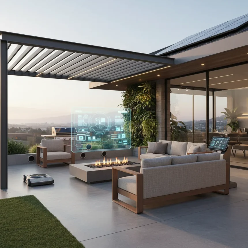 Outdoor living tech trends reshape home design in 2025