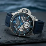 Panerai's skeletonised GMT dive watch redefines deep-water luxury — AI-generated illustration