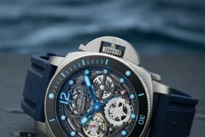 Panerai's skeletonised GMT dive watch redefines deep-water luxury — AI-generated illustration