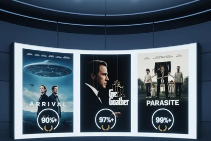 3 Paramount+ movies with 90%+ Rotten Tomatoes scores worth streaming now — AI-generated illustration
