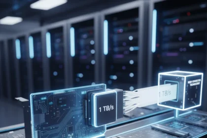 PCIe 8.0 0.5v spec arrives with 1 TB/s bandwidth leap — AI-generated illustration