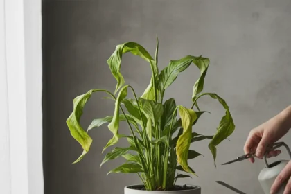 Peace lily leaf curling: causes and fixes